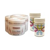 Three Brand 100 ml Arnavut Aklık Kremi 3 Adet + Foot Care Cream Cooling Peppermint 50 ml Ayak Bakım Kremi Nane Ferahlığı ve Kokusu 2 Adet