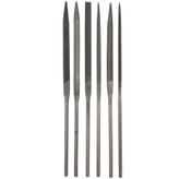 Three Files 14 cm 6 Parça Saatçi Eğe Seti
