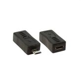 Ti-Mesh Usb 2.0 Micro M / Usb 2.0 Micro F Dönüştürücü - Nickel/Black