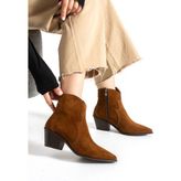 Tibu Merlot Western Taba Süet Bot - Taba