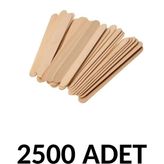 Ticon Puti 2500 Adet Ahşap Büyük Geniş Dil Çubuğu Abeslang Ağda Çubuğu