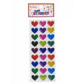 Ticon Renkli Kalp Sticker - 6 Adet