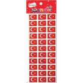 Ticon Sticker Puffy 236165 Bayrak 3D-24