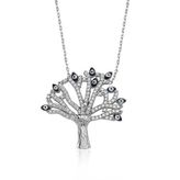 Tienda Elegante Gümüş Dilek Ağacı Bayan Kolye
