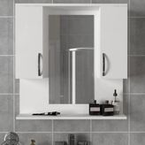 Tiger Aynalı Banyo Etajer Beyaz