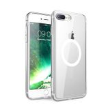 Tigowos iPhone 8 Plus için Manyetik Telefon Kılıfı MagSafe Kablosuz Şarjlı Darbeye Dayanıklı Koruyucu Kılıf iPhone 8 Plus (5,5 inç), Şeffaf