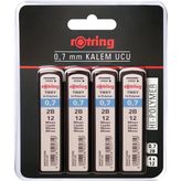 Tikky Hi-Polymer Mekanik Kurşun Kalem Ucu, 0,7mm, 2b, 4'lü Blister