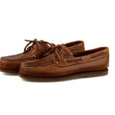 Timberland Classic 2-Eye Boat Shoe TB0A232XF741 Krokodil Desenli Deri Sahara Açık Kahverengi Erkek Tekne Ayakkabısı