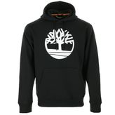 Timberland Siyah Core Tree Logo Pull Over Hoodie Erkek Günlük Sweatshirts