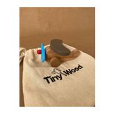 tiny wood Ahşap Oyuncak Mini Uçak Eğitsel Oyuncak