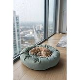 TinyPati Simit Model Kedi ve Köpek Yatağı (Kaliteli Elyaf Dolgu)