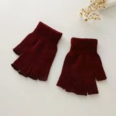 Tiriko Kadın Kesik Eldiven Bordo