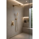 Titanium Design Gold Modern Ankastre Duş Seti