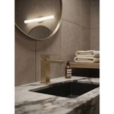 Titanium Design Kare Mat Gold Lavabo Bataryası