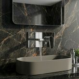 Titanium Design Krom Ankastre Banyo Lavabo Bataryası