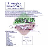 Titreşim Sensörü Piezo Kontrollü Demonte Kit Kendin Yap (No:7)