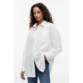 Tjw Kadın Oversize Essential Beyaz Gömlek Ext