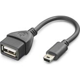TKÇ Mini USB To USB Otg Kablo - Siyah HN4591