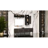 Tocco-Platin Modern Kitaplıklı Tv Ünitesi