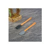 Tohana 2'li Silikon Spatula Seti Bambu