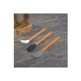 Tohana 3'lü Silikon Spatula Seti Bambu