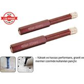 Tomax Elmaslı Mermer Granit Panç 6 mm Altıgen - Siyah