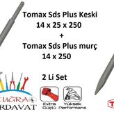 Tomax Sds Plus Keski + Murç 2 Li Set Matkap Ucu