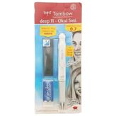 Tombow Deep 0.7 mm Beyaz Okul Seti
