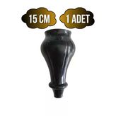 Tombul Siyah 15Cm Plastik Ayak Mobilya Masa Ve Dolap Ayağı(Siyah)(15Cm) Siyah 15Cm 15Cm - 1 Adet