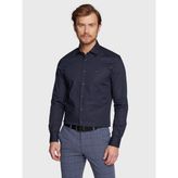Tommy Erkek Gömlek Regular Fit - Lacivert - 2XL