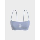Tommy Hilfiger BRALETTE SEAL LOGO, C1O Mavi Bikini Üstü