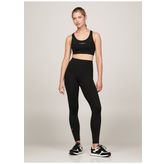 Tommy Hilfiger Düz Siyah Kadın Sporcu Büstiyer ESSENTIALS MINI CORP MID INT BRA