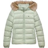 Tommy Hilfiger DW0DW18312 M1C Yeşil3 Kapüşonlu Kadın Montu