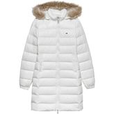Tommy Hilfiger DW0DW18864 YBL Beyaz1 Kapüşonlu Kadın Montu