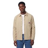 Tommy Hilfiger Essential Overshirt Erkek Bej Gömlek