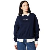 Tommy Hilfiger Kadın Sweatshirt Classic Script Terry Yuvarlak Yaka