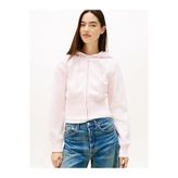 Tommy Hilfiger Kadın TJW Regular Silver Script Fermuarlı Sweatshirt