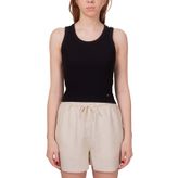 Tommy Hilfiger - Slim Nervürlü Bayan Atlet