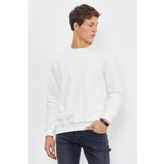 Tommy Life 88053 Ekru Basic O Yaka Rahat Form Erkek Sweatshirt