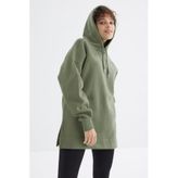 Tommy Life 97242 Çağla Reglan Kol Basic Kapüşonlu Oversize Tunik
