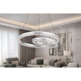 Tomris Led Avize, Krom, 50 Cm
