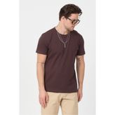 Tonny Black Erkek Acı Kahve Normal Kalıp Rahat Basic T-Shirt
