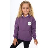 Toontoy Kız Çocuk Baskılı Sweatshirt Mor