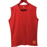 Top Glory Basic Tank Top Kolsuz Sporcu Tshirt - M - Kırmızı
