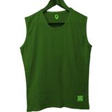 Top Glory Basic Tank Top Kolsuz Sporcu Tshirt - M - Koyu Yeşil