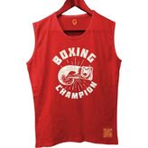 Top Glory Boxinchampb Tank Top Kolsuz Sporcu Tshirt - Kırmızı