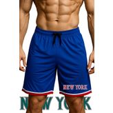 TOP GLORY Cepli New York Baskılı Basketbol Şortu Spor Şort