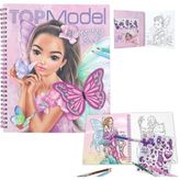 Top Model Kelebekli Peri Aşkı ile Boyama Kitabı