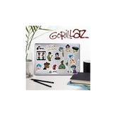 Toptan Budur Gorillaz Macbook Notebook Tablet Telefon Ajanda Laptop Defter Sticker Seti - . - normal