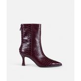 Topuklu deri bot IW6240034020035 - Bordo